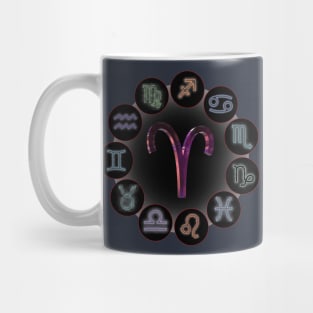 Aries/The Ram Zodiac Symbol. Mug